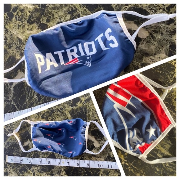 Lot/3 New England Patriots 🏈 Facemasks - Picture 10 of 10